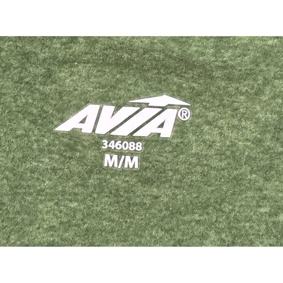 AVIA Men's Long Sleeve Shirt Size Medium Green Activewear Quarter Zip Up - Picture 3 of 5